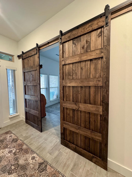 Double Sliding Barn Door
