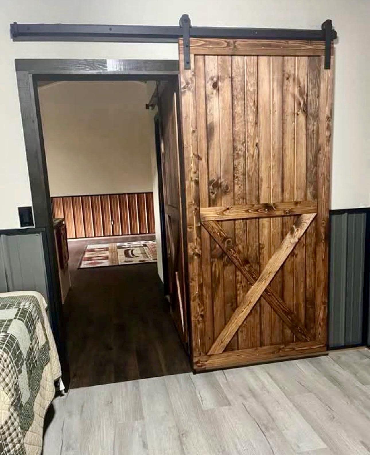Rustic X Brace Farmhouse Style Barn Door