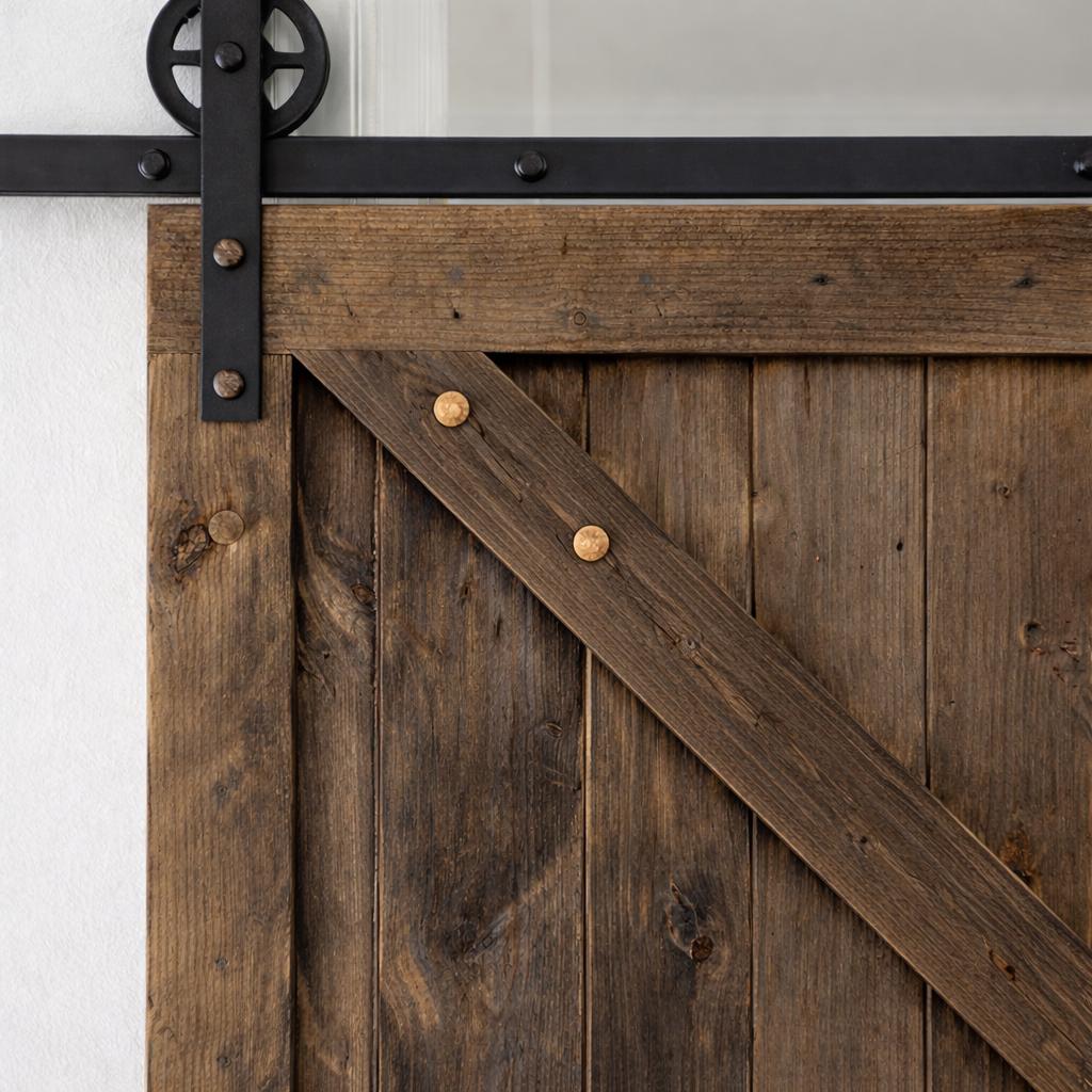 Diagonal Brace Interior Sliding Barn Door
