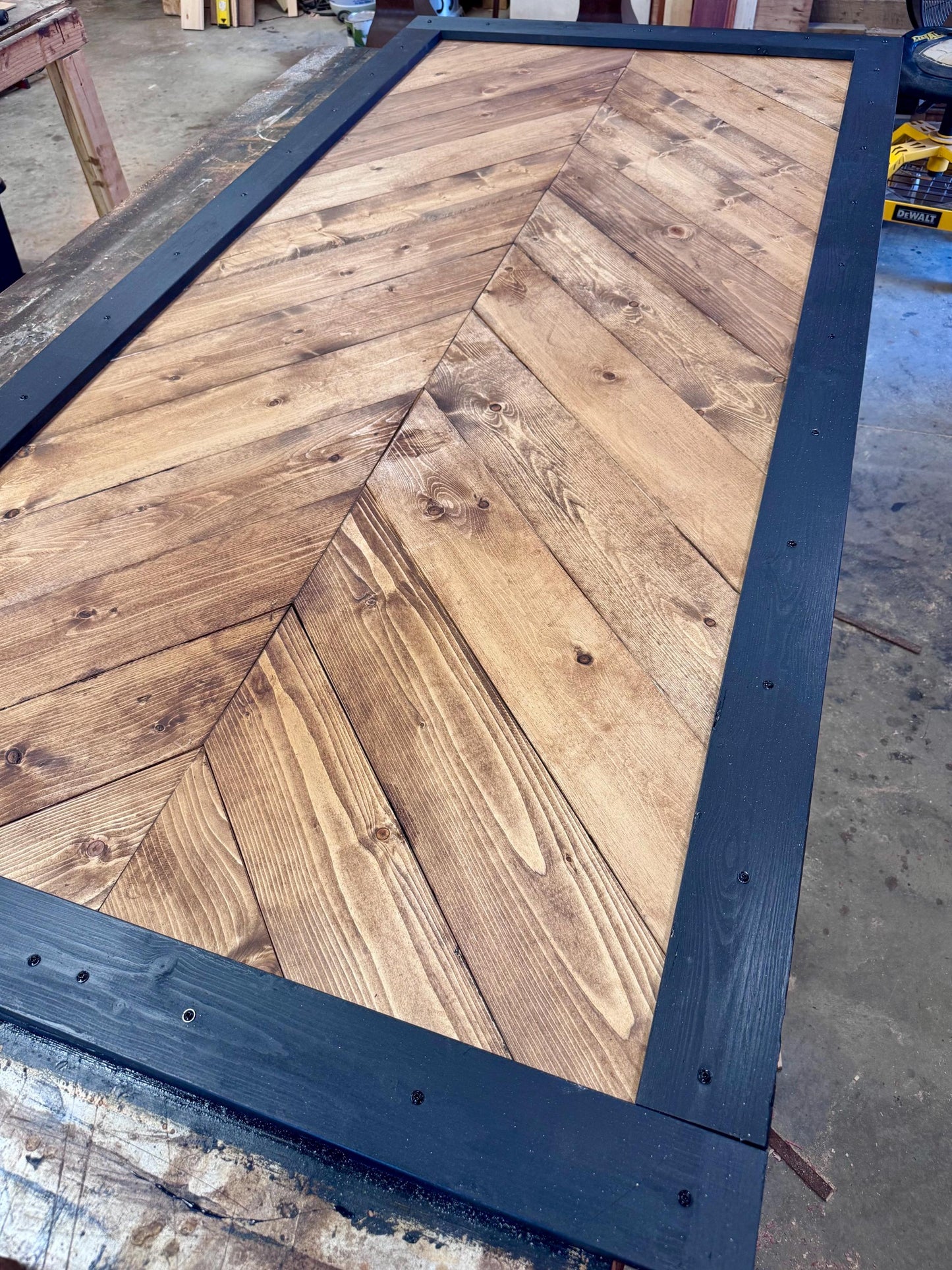 Chevron Modern Farmhouse Sliding Interior Barn Door
