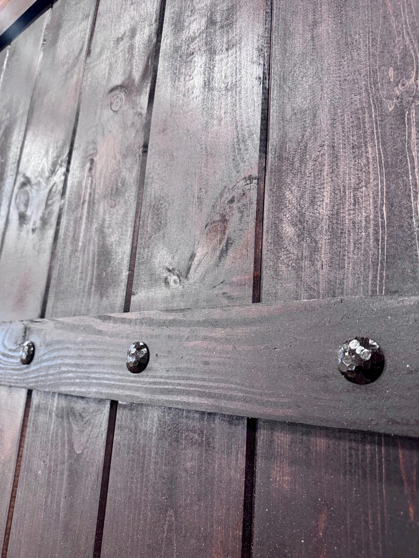 Solid Wood Plank Barn Door, Rustic Farmhouse Sliding Door, Custom Built