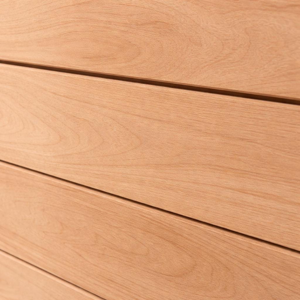Modern Horizontal Slat Barn Door | Solid Wood Interior Door