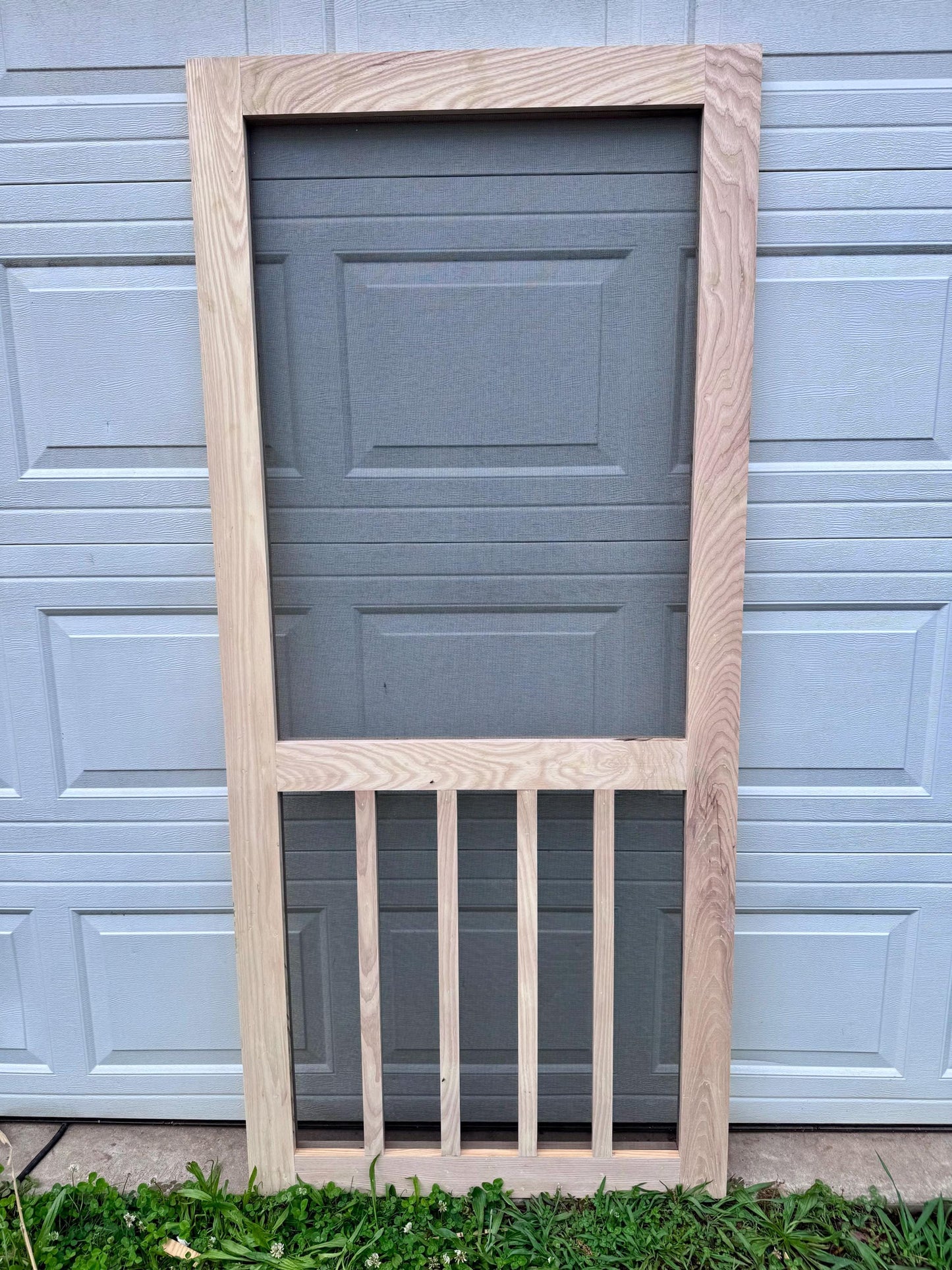 Eastern Red Cedar Screen Door Solid Wood Exterior Door Custom Size Farmhouse Entry Handmade