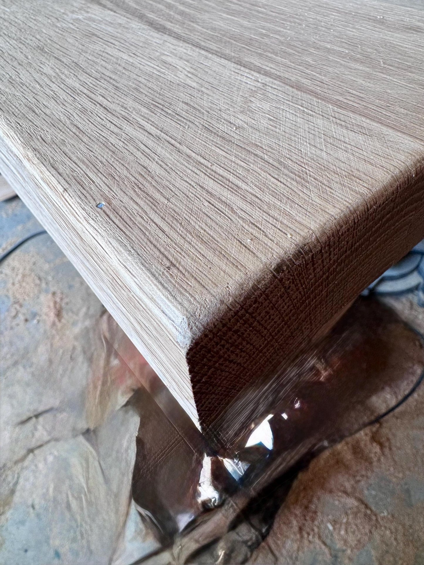 Solid White Oak Barn Door, Custom Sliding Door, Rustic Diagonal Brace Design